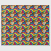 Cadeau Papier rétro Grunge, arrière - plan tourbillon col (Plat)