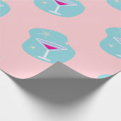 Cadeau Papier Retro Martini (Coin)