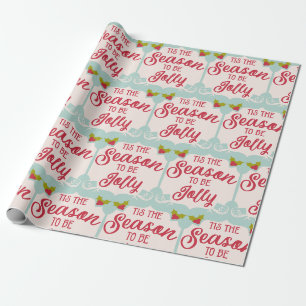 Cadeau Papier Retro Vintage de Noël