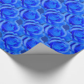 Cadeau Papier Rose bleu Papier Rose romantique (Coin)