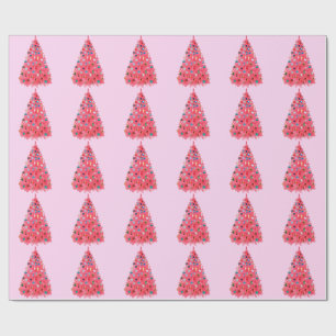 Cadeau Papier rose d'enveloppement rose
