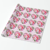 Cadeau Papier Rose maman (Déroulé)