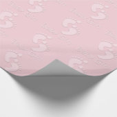 Cadeau Papier rose pour bébé (Coin)