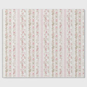 Cadeau Papier Rose vintage (Plat)