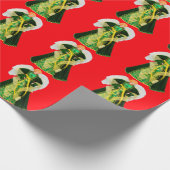 Cadeau Papier rouge Angel vert (Coin)