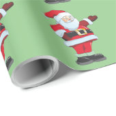 CADEAU PAPIER SANTA CLAUS NOËL (Coin rond)