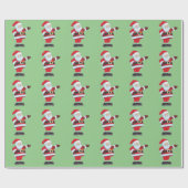 CADEAU PAPIER SANTA CLAUS NOËL (Plat)