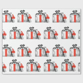 Cadeau Papier Schnauzer Wrapper (Plat)