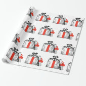 Cadeau Papier Schnauzer Wrapper (Déroulé)