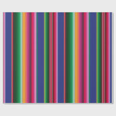 Cadeau Papier Serape Fiesta Wrapper (Plat)