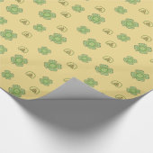 Cadeau Papier Shamrock Celtique (Coin)