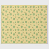 Cadeau Papier Shamrock Celtique (Plat)