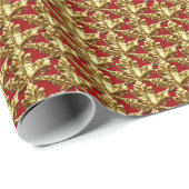 Cadeau Papier Souvenir Gold Canada (Coin rond)