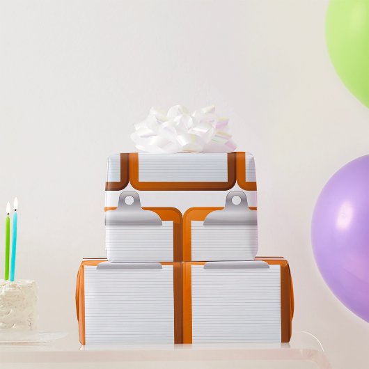 Cadeau Papier Sur Un Porte - bloc