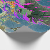 CADEAU PAPIER TIGER ET FLEURS JAPONAISES (Coin)