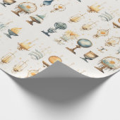 Cadeau Papier Tissu Boho Vintage (Coin)