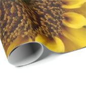 Cadeau Papier tournesol enveloppant mat (Coin rond)