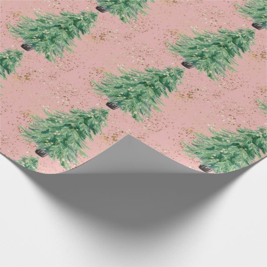 Cadeau Papier traditionnel/classique Arbre de Noël (Coin)