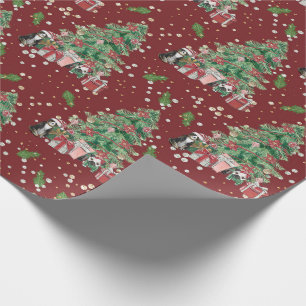 Cadeau Papier traditionnel/classique Arbre de Noël