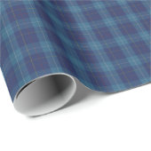 Cadeau Papier traditionnel MacKerrell Clan Tartan (Coin rond)