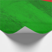 Cadeau Papier vert rouge (Coin)