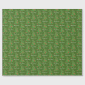 Cadeau Papier vert rouge Papier vert Arbre de Noël (Plat)