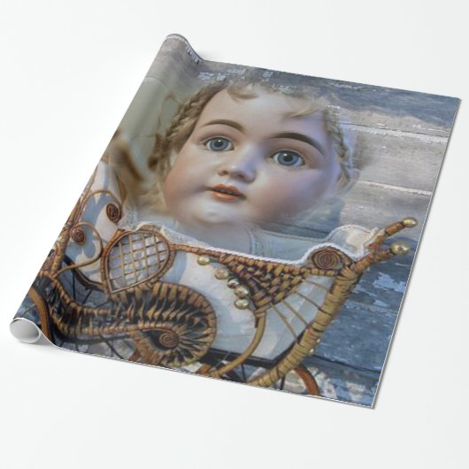 Cadeau Papier Victorian Baby Wrapper (Déroulé)