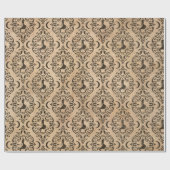 Cadeau PAPIER vintage Halloween WRAPPING Witch (Plat)