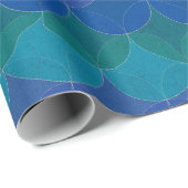 Cadeau Papier Wavy Geometry (Coin rond)