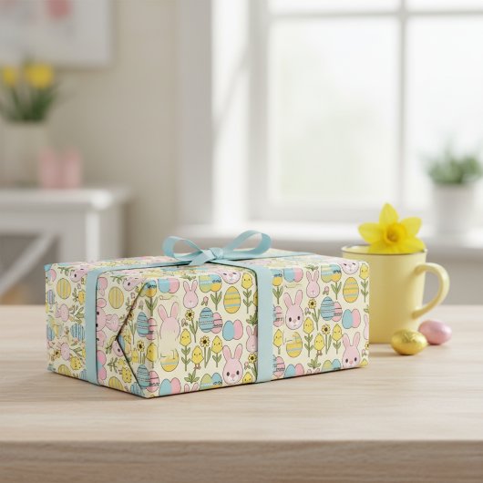 Cadeau Papier Whimsical Enveloppement de Pâques