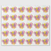 Cadeau Papillon mou - Papier à envelopper (Plat)