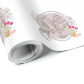 Cadeau Pâques joyeuses - Papier à envelopper (Coin rond)