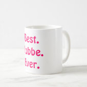 Cadeau parfait de la meilleure tasse de Bubbe pour (Devant droit)