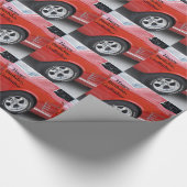 Cadeau Parrain, cru d'anniversaire, mustang, papier de (Coin)