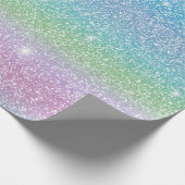 Cadeau Parties scintillant papier numérique Unicorn Textu (Coin)