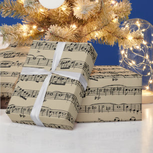 Cadeau Partition sur papier Vintage