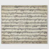 Cadeau Partition sur papier Vintage (Plat)