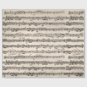 Cadeau Partition sur papier Vintage (Plat)