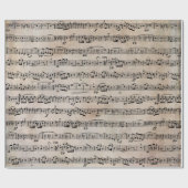 Cadeau Partition sur vieux papier (Plat)