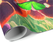 Cadeau PASSAGES EN Papier À ÉTOILES ROUGES (Coin rond)