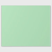 Cadeau Pastel Mint Green #B2EBBB papier d'enveloppement (Plat)