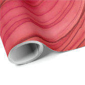 Cadeau PASTEL PINK PEACH ABSTRAIT MICRO papier (Coin rond)