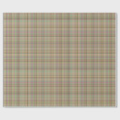 Cadeau Pastels Chocolat Plaid 18-Gift Papier Enveloppant (Plat)