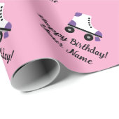 Cadeau Patinage à rouleaux mignon Anniversaire papier d'e (Coin rond)