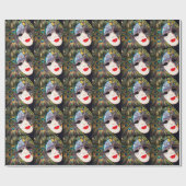 Cadeau Peacock Masquerade Mardi Gras Masque Papier d'enve (Plat)