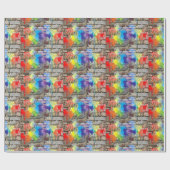 Cadeau Peinture d'art de rue de graffiti sur le papier (Plat)