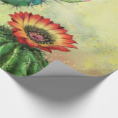 Cadeau Peinture de papier peint en cactus rouge violet (Coin)