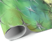 Cadeau Peinture de papier peint en cactus rouge violet (Coin rond)