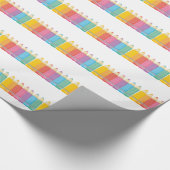 Cadeau Pencils arc-en-ciel enveloppant le papier à l'écol (Coin)