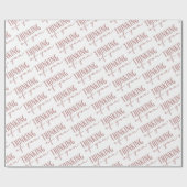 Cadeau Penser à vous envelopper papier (Plat)